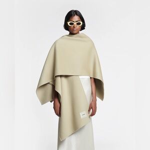 Nanushka Kamin Wool and Silk-Blend Shawl